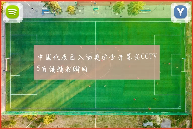 中国代表团入场奥运会开幕式CCTV5直播精彩瞬间