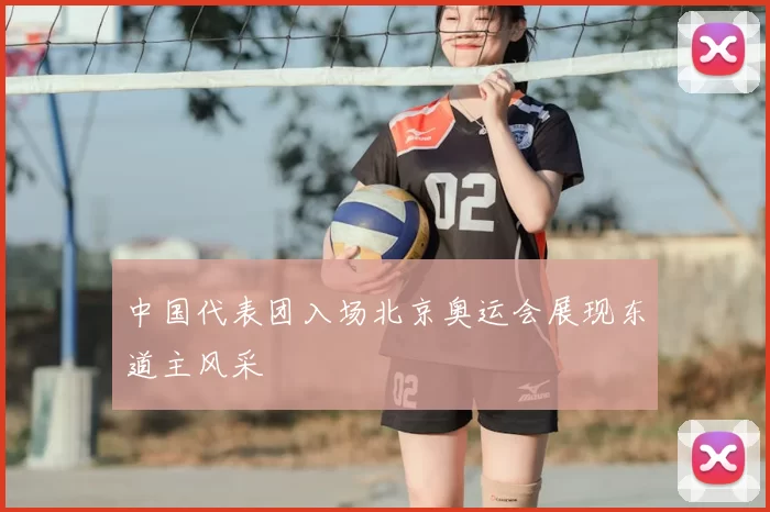 中国代表团入场北京奥运会展现东道主风采